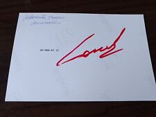 Niki lauda autografo usato  Italia