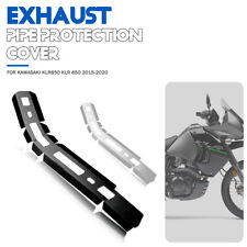 Motorcycle Exhaust Pipe Protection Cover For KAWASAKI KLR650 2008-2021 Aluminium na sprzedaż  Wysyłka do Poland