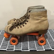 Patines de alquiler Sure-Grip de cuero - parte inferior naranja propensa - para hombre talla 12 segunda mano  Embacar hacia Argentina