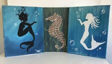 Mermaids seahorse paintings for sale  Clearlake