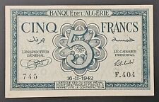 Billet francs algerie d'occasion  Charleville-Mézières