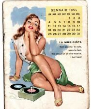 Calendarietto anno 1954 usato  San Benedetto Del Tronto