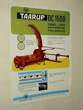 Prospectus taarup 1500 d'occasion  Cluny