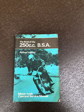 Book 250cc bsa for sale  MARKET DRAYTON