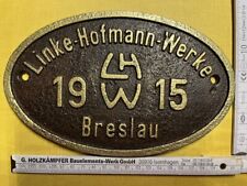 Waggonschild breslau 1915 gebraucht kaufen  Lichtenau