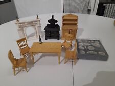 Dolls House Kitchen Furniture Joblot.Pine & Rustic Style.1-12th Scale.Used.#2. for sale  Shipping to South Africa