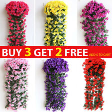 artificial flowers hanging basket for sale  UK