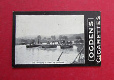 OGDENS TAB SCARCE Cr 1901 CIGARETTE CARD  BOER WAR  BRIDGING A RIVER BY PONTOONS for sale  Shipping to South Africa