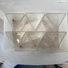 Clear acrylic triangular for sale  ILFORD