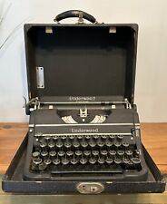 Máquina de escribir portátil universal vintage Underwood con estuche de transporte, usado segunda mano  Embacar hacia Argentina