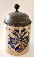 Vtg Early German Stein ~ Berolina sei's Panier  signed Gebr. Goedere - Hannover for sale  Shipping to South Africa