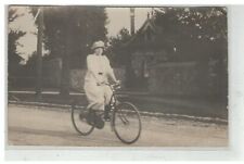 Ciclismo #17292 Bicicleta Mujer Sur Una Bicicleta Tarjeta Foto, usado segunda mano  Embacar hacia Argentina