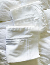 Set Garnet Hill White Continental Shams New without Tags for sale  Shipping to South Africa