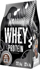 All New Warrior Whey 1kg saboroso pó de proteína de construção muscular magra - Double Choc, usado comprar usado  Enviando para Brazil