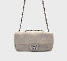 Chanel white embossed for sale  Odessa