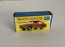Vintage Original Lesney MatchBox Superfast Series #67 Volkswagen 1600TL Apenas Caixa comprar usado  Enviando para Brazil