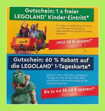 Legoland gutschein 4x60 gebraucht kaufen  Schorndorf
