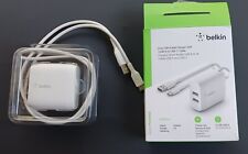 NOVO Carregador de Parede USB Belkin 24W Porta Dupla - com Cabo Rápido - Carregamento para iPhone comprar usado  Enviando para Brazil