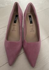 Pink suede court for sale  Shipping to Ireland