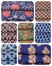 Block printed fabric for sale  LEICESTER