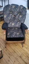 antique upholstered rocking chair for sale  HUDDERSFIELD