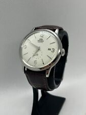 Relógio masculino Orient Bambino pequenos segundos mostrador branco pulseira de couro marrom 40,5 mm comprar usado  Enviando para Brazil