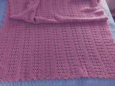 Vintage mauve crocheted for sale  Burlington