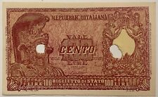 100 lire 31.12.1951 usato  Milano