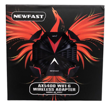NEWFAST AX5400 WiFi 6 Adapter, USB 3.0 WiFi 6E Adapter for Gaming PC, 5400Mbp, used for sale  Shipping to South Africa