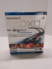 SONY PlayStation 2 Sing Star Microphones Also Compatible w/ PS3  for sale  Shipping to South Africa