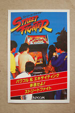 Street Fighter Arcade Video Game promotional poster #1 1980s , used for sale  Shipping to Canada