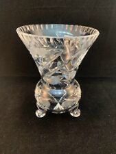 Crystal three footed for sale  New Milford