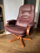 Leather recliner chair for sale  READING