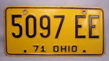 1971 ohio license for sale  Fairfield
