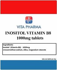 VITAPHARMA Inositol Vitamina B8 1000mg comprimidos gordura da barriga, pressão alta comprar usado  Enviando para Brazil