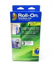 Kit de isolamento de janela filme retrátil marca pato rolo interno 62 pol. x 120 pol. comprar usado  Enviando para Brazil