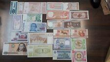 Lote 22 billetes mundiales Sin Circular (todos diferentes), usado segunda mano  Embacar hacia Argentina