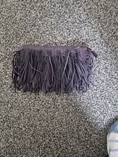 Purple tassle clutch for sale  LIVERPOOL