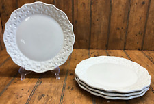 Used, Celebrating Home Stoneware Veranda Home & Garden Party 4 White Snack Plate 10.5" for sale  Shipping to South Africa