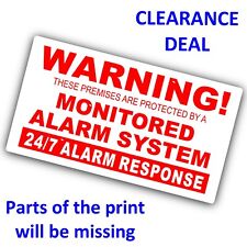 alarm stickers for sale  SOUTHPORT