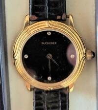 Relógio suíço Bucherer ônix mostrador preto diamante feminino comprar usado  Enviando para Brazil