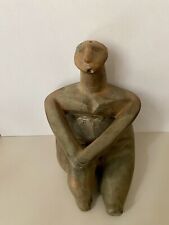 Statuetta terracotta. donna usato  Torino