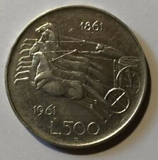 Usato, Repubblica Italiana 500 Lire 1861-1961 usato  Viterbo