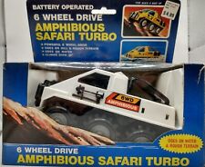 Battery Operated 6 Wheels Drive Amphibious Safari Turbo Hong Kong w/ Box VHTF for sale  Shipping to South Africa