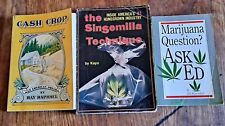 3 livros sobre cultivo de maconha. Cash Crop. Pergunte a Ed, Marij. Quest., Sinsemilla Tech. comprar usado  Enviando para Brazil