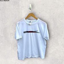 Camiseta de tenis vintage blanca Adidas talla mediana segunda mano  Embacar hacia Argentina
