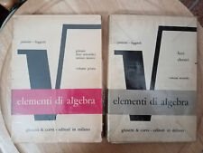 Elementi algebra volume usato  Italia