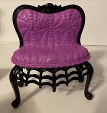 Monster High Social Spot Student Lounge Loveseat Chair Purple and Black 2013 for sale  Shipping to South Africa