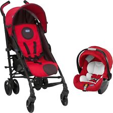 Chicco Liteway Plus Wózek podróżny z fotelikiem dla niemowląt Grupa 0+do 15kg - czerwony na sprzedaż  Wysyłka do Poland