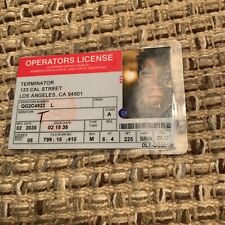 Terminator drivers license for sale  Brick